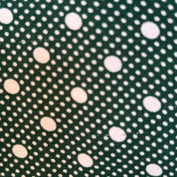 Sunny Girl Polka Dot Cap Sleeve Top in Green - Picture 4 of 7